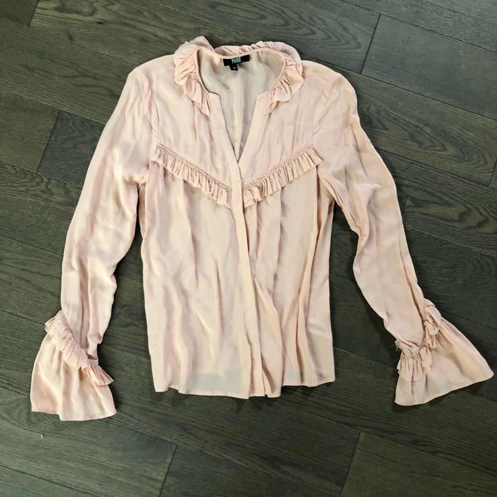 Paige ruffled top